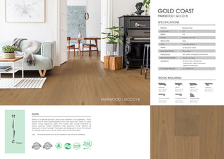 Gold Coast - Parkwood GCCO18 - 7.5" Wide Oak Engineered Hardwood Flooring 1/2" Thick, 3mm Wear Layer
