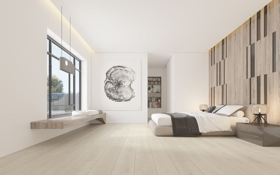 Indoor Delight Collection - Ashen Land LI-ID05 - Waterproof Luxury Vinyl Planks Flooring 9" x 48" x 6.5mm, 20mil (22.65 Sq Ft/Box)